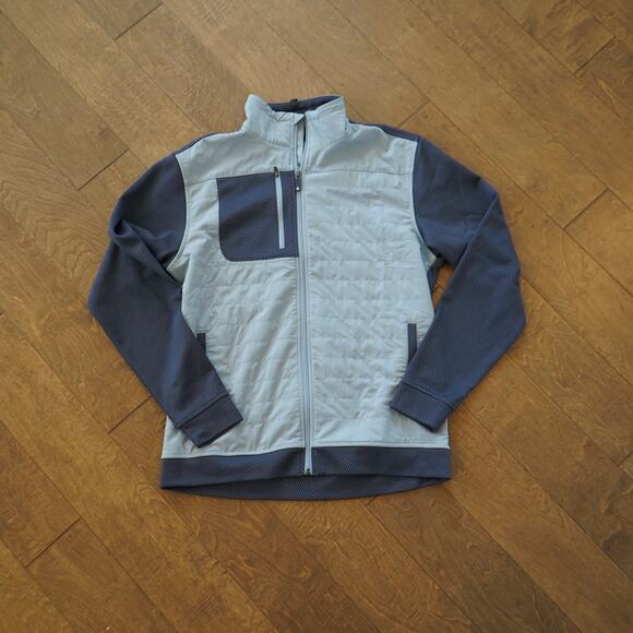 FootJoy Mens ThermoSeries Hybrid Jackets Full-Zip Pockets Charcoal/Grey Size M - Picture 3 of 10